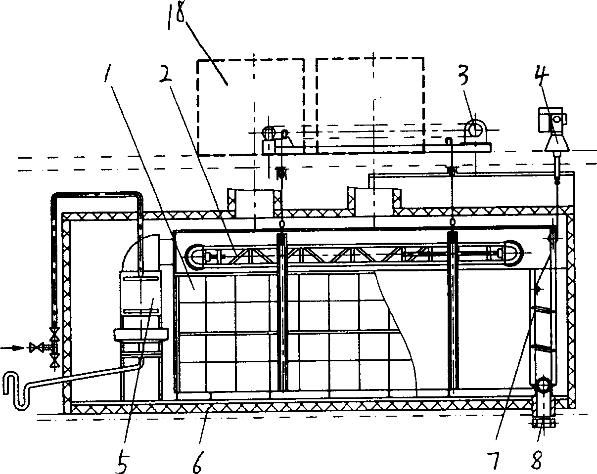 Special icehouse for hydropower engineering