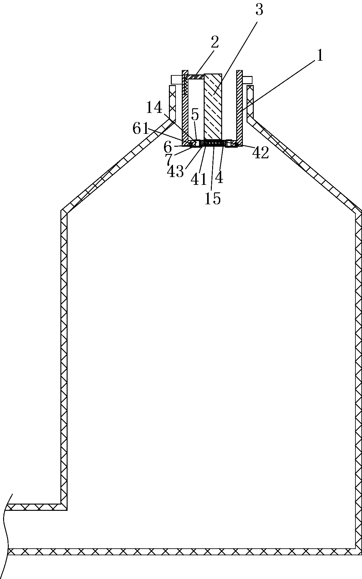 Ester powder feeding device