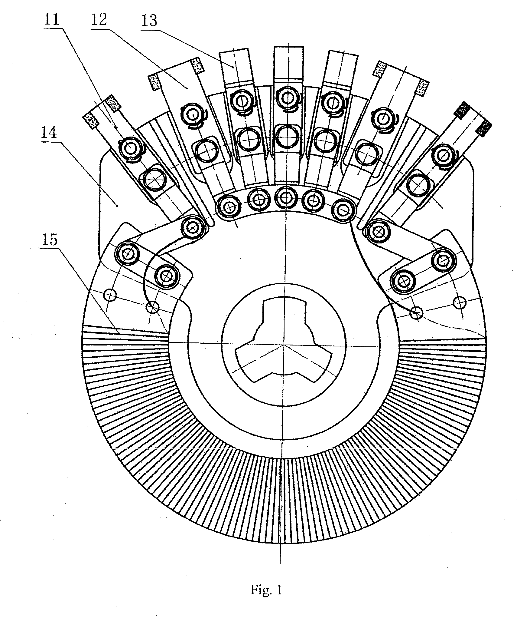 External hanging combined vacuum on-load tap switch