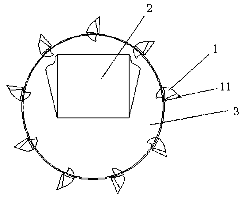 Bucket wheel mechanism suitable for lump ore stacking and taking operation