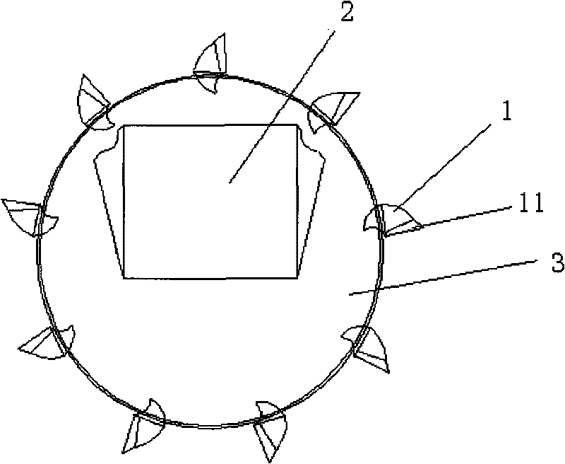 Bucket wheel mechanism suitable for lump ore stacking and taking operation