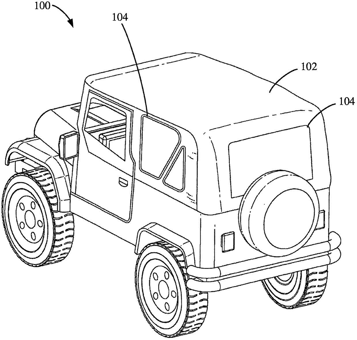 Window protector for windows in soft top vehicles