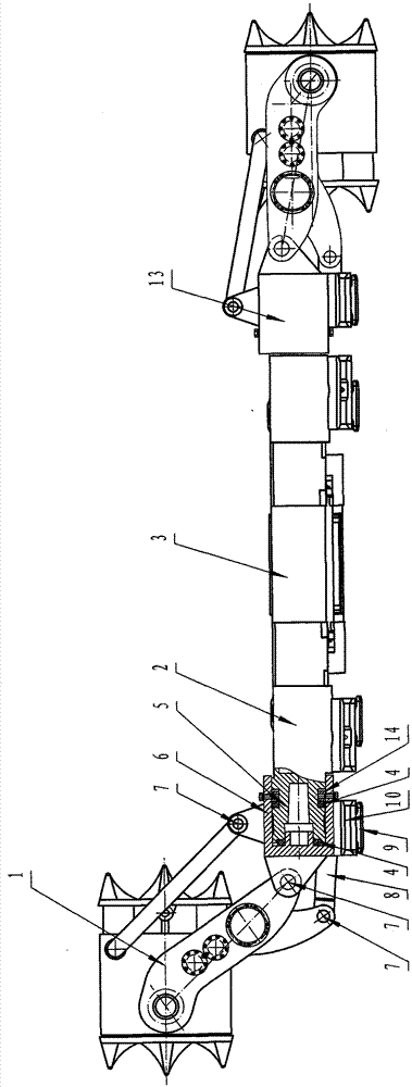 A kind of vibration isolation coal mining machine