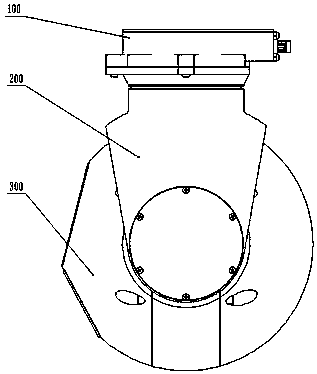 Two-shaft photoelectric pod used for mooring unmanned aerial vehicle