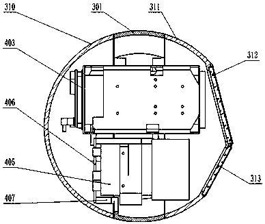 Two-shaft photoelectric pod used for mooring unmanned aerial vehicle