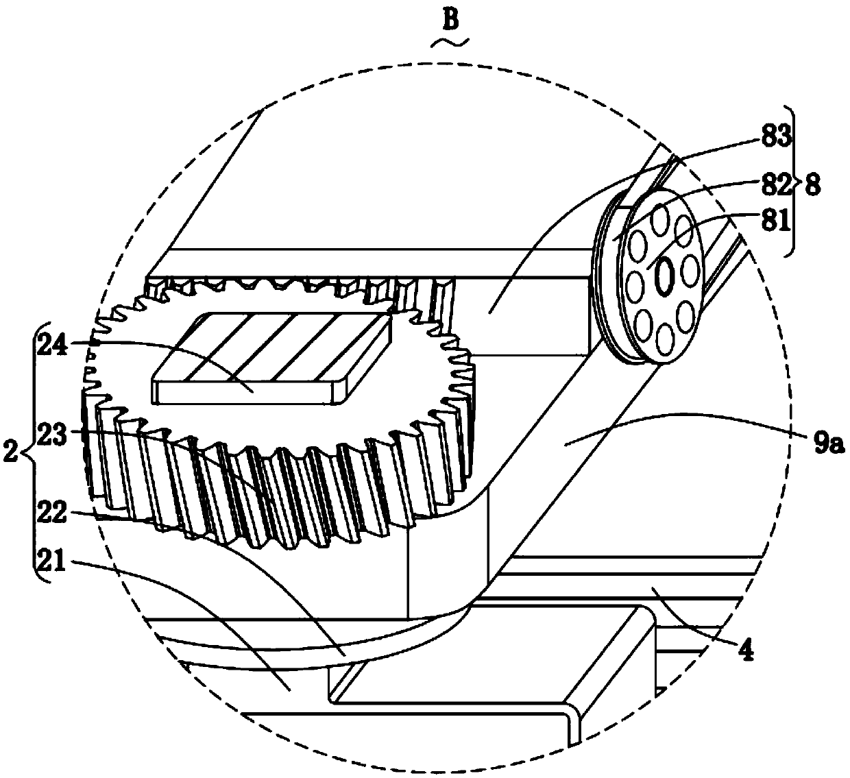 Vertical friction welding equipment