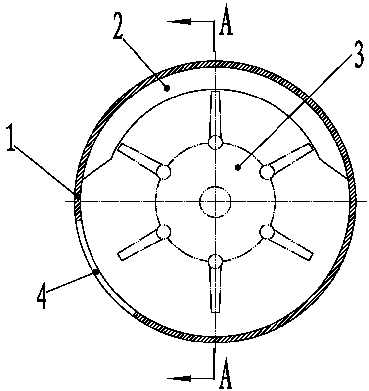 U-type double-sided lysimachia sikokiana flow guide line in threshing chamber of harvester