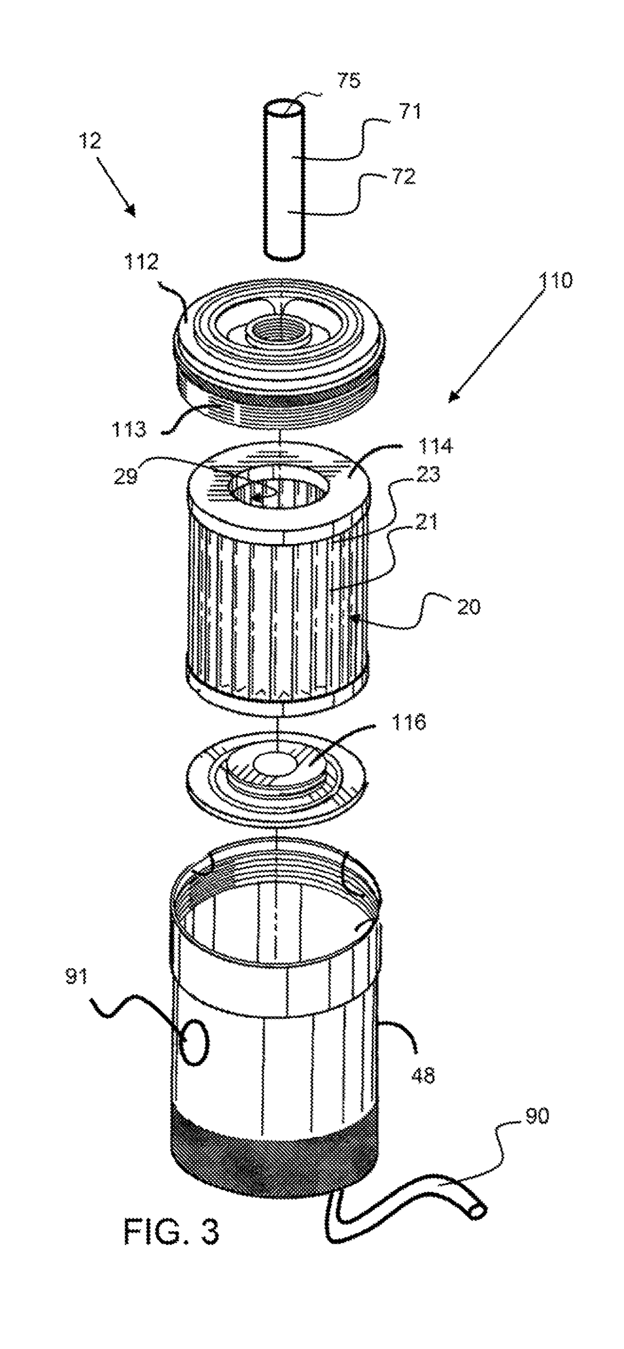 System and method of water purification utilizing an ionomer membrane