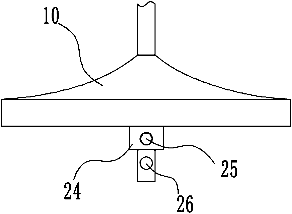 Flax separation cleaning device