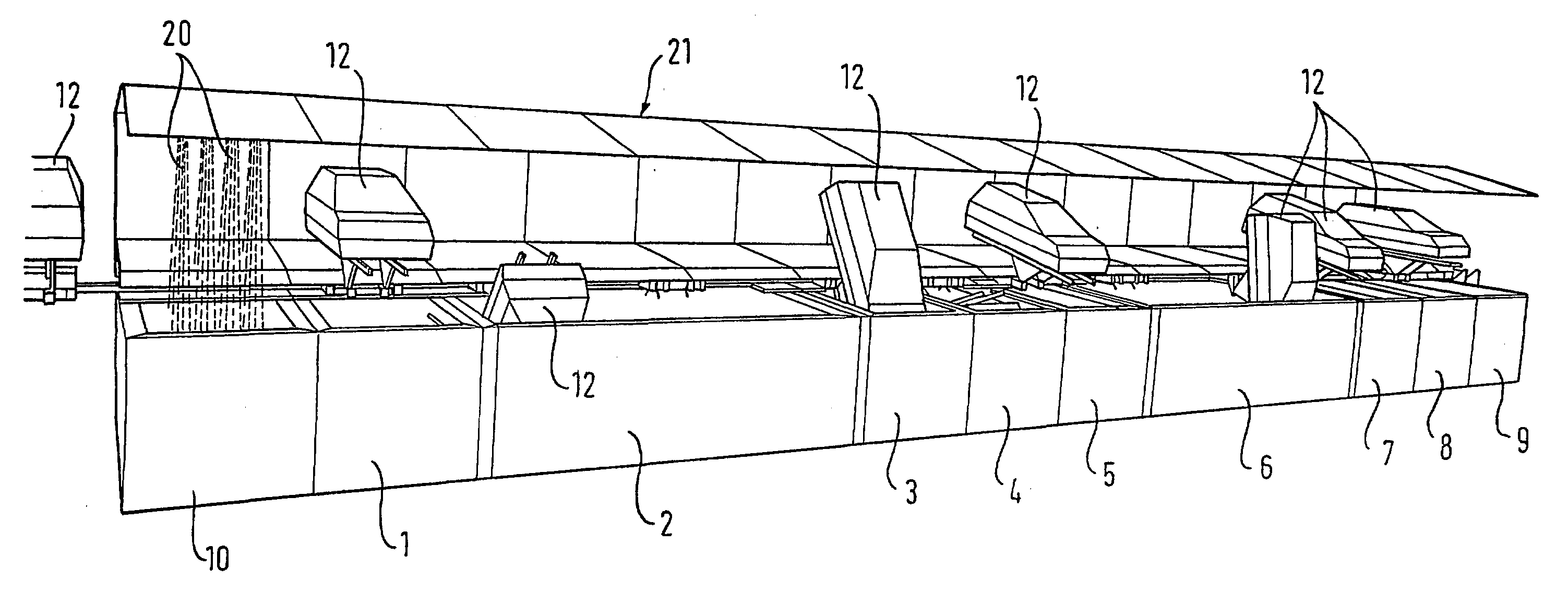 Device and method for the surface treatment of workpieces