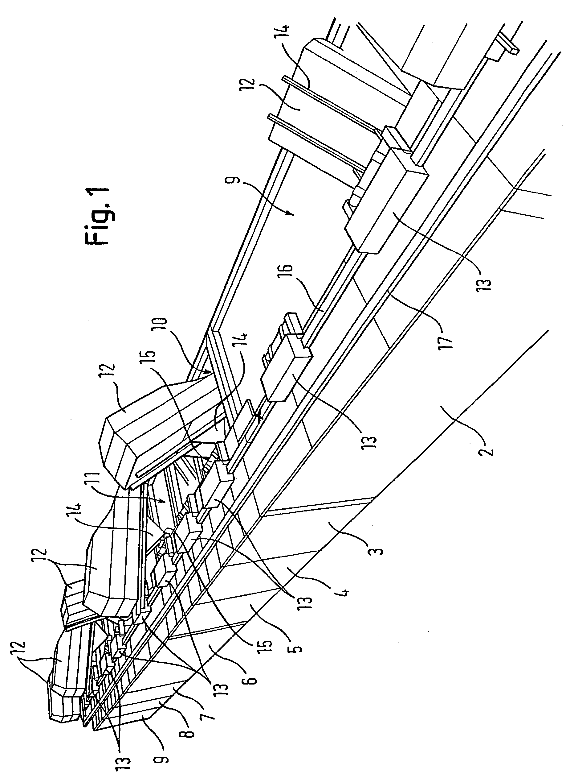 Device and method for the surface treatment of workpieces