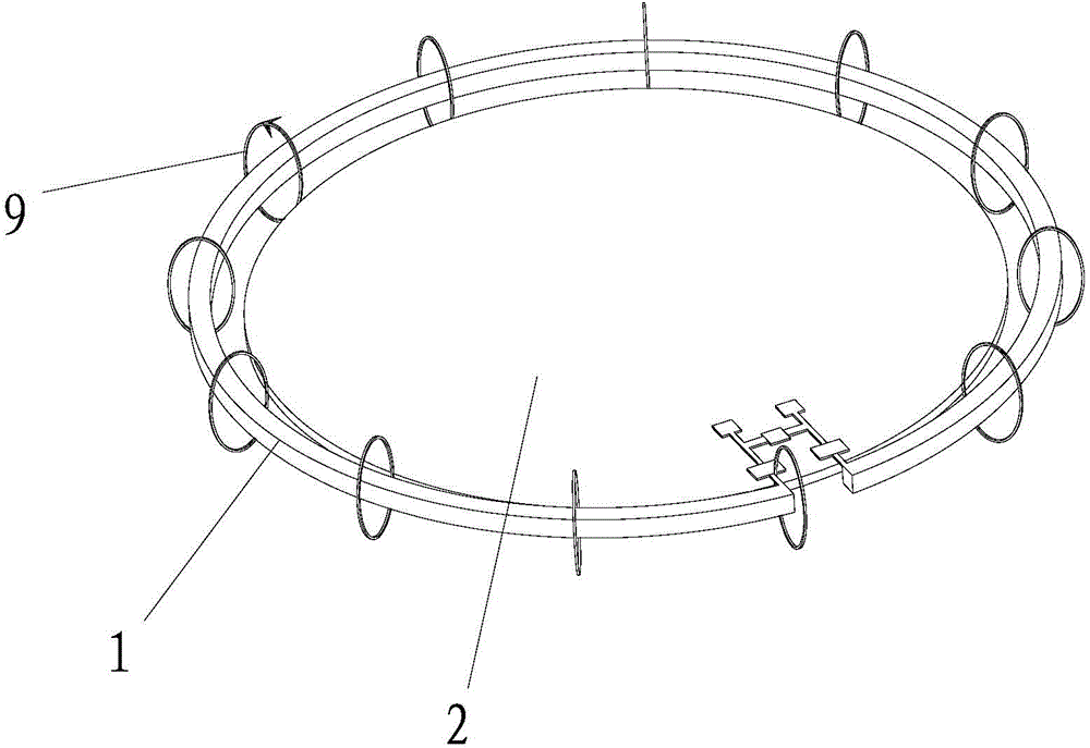 NFC antenna structure applied to wearable device and intelligent watch