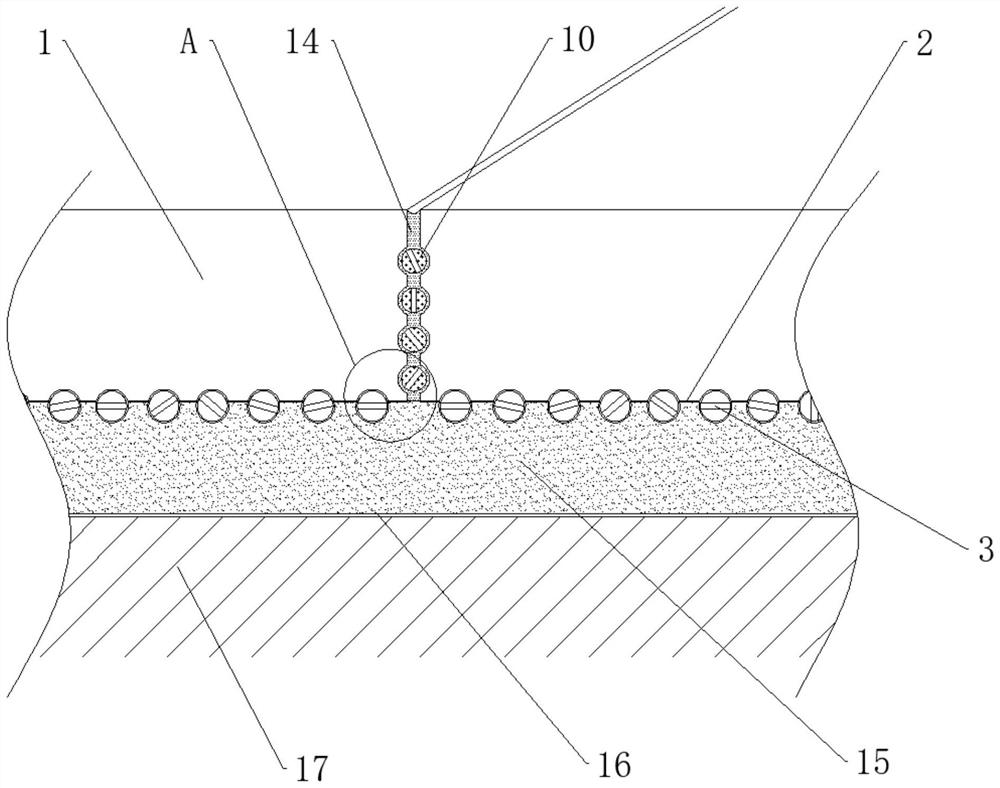 A tile anti-aircraft drum repair combination ball for building and its construction method