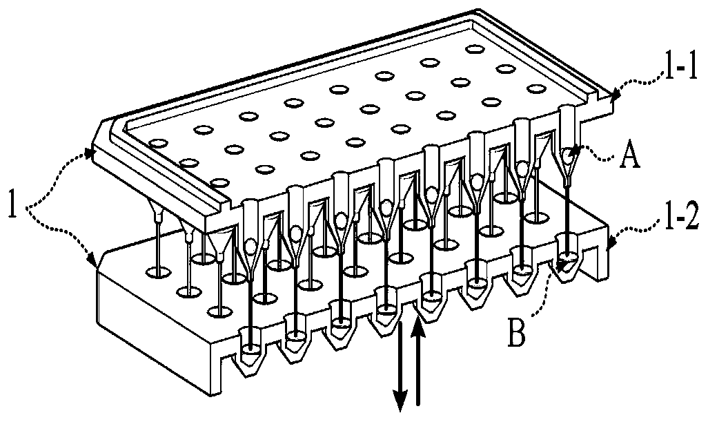 A device for high-throughput and rapid preparation of micro-droplets and its application