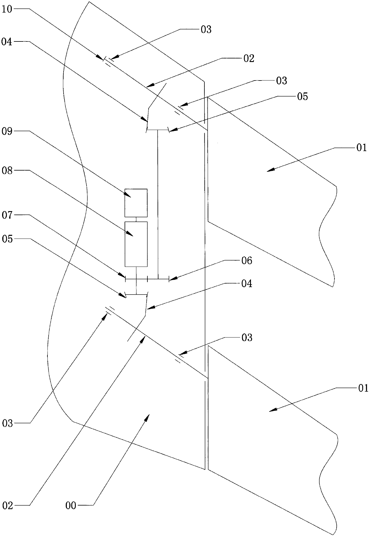 Small wing of wingtip with adjustable angle of attack and wingtip of wing