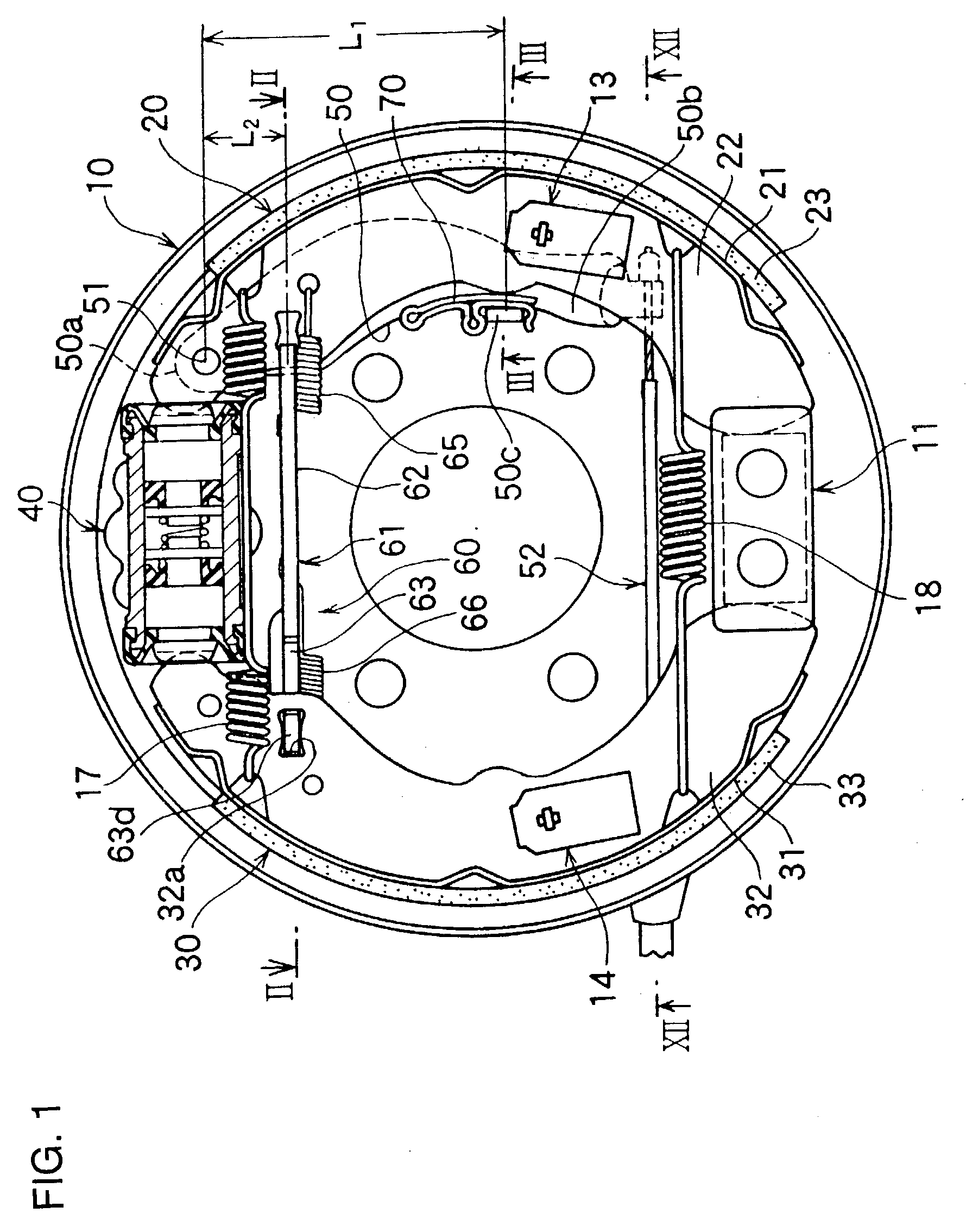 Drum brake device with an automatic shoe clearance adjustment apparatus