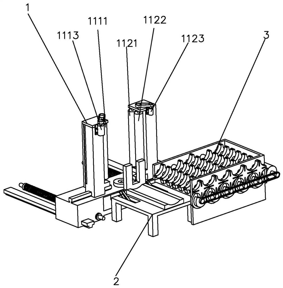 Vertical rotary cutting machine assembly line