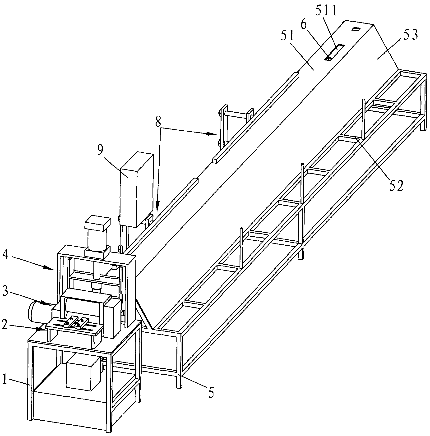 Strip steel automatic cutting machine