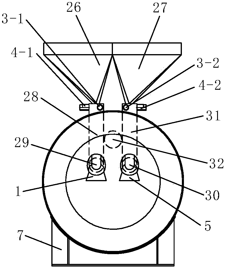 Oil and gas field drilling waste mud treatment device