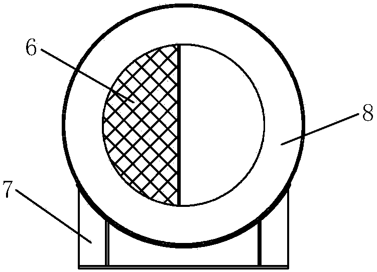 Oil and gas field drilling waste mud treatment device