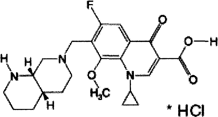 Moxifloxacin capsule and its preparation method