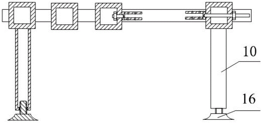 Device for calibrating tension and compression type residual stress