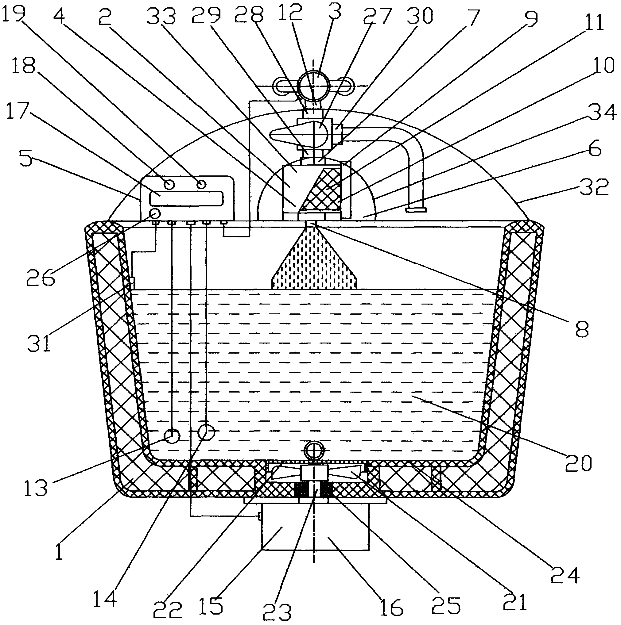 Usage method of domestic hot spring