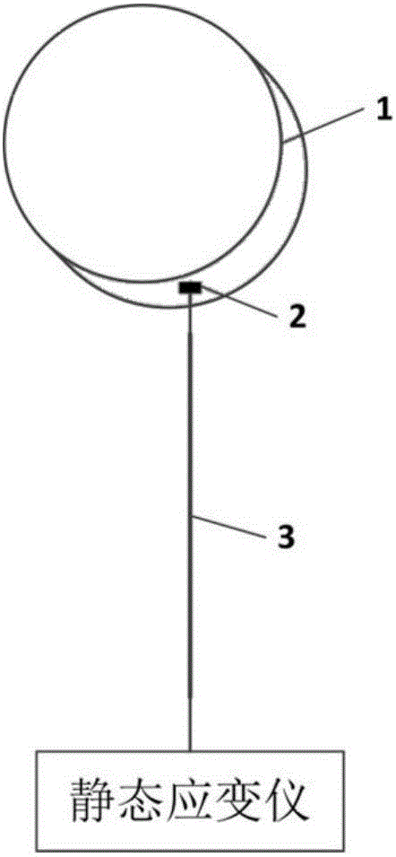 Strain measurement wire with two-dimensional code marks at two ends