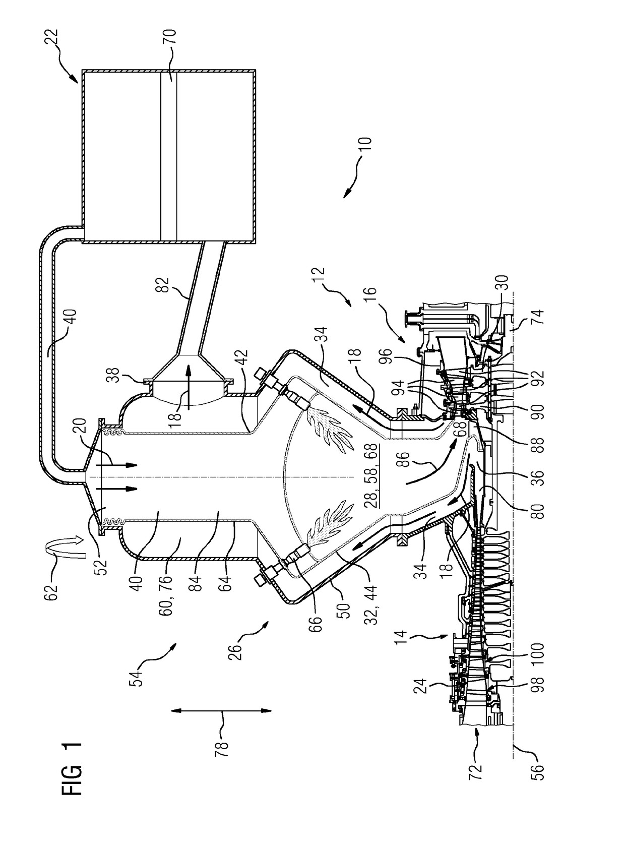 Method for operating a gas turbine engine unit