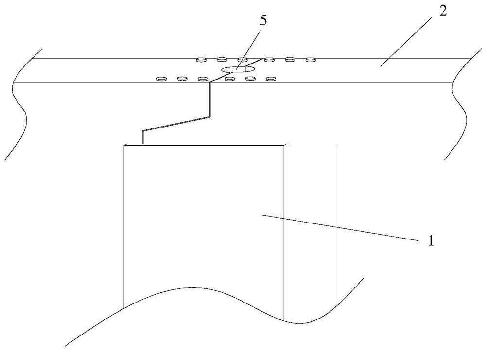 Butt joint structure of prefabricated prefabricated columns and prefabricated beams and its butt joint construction method