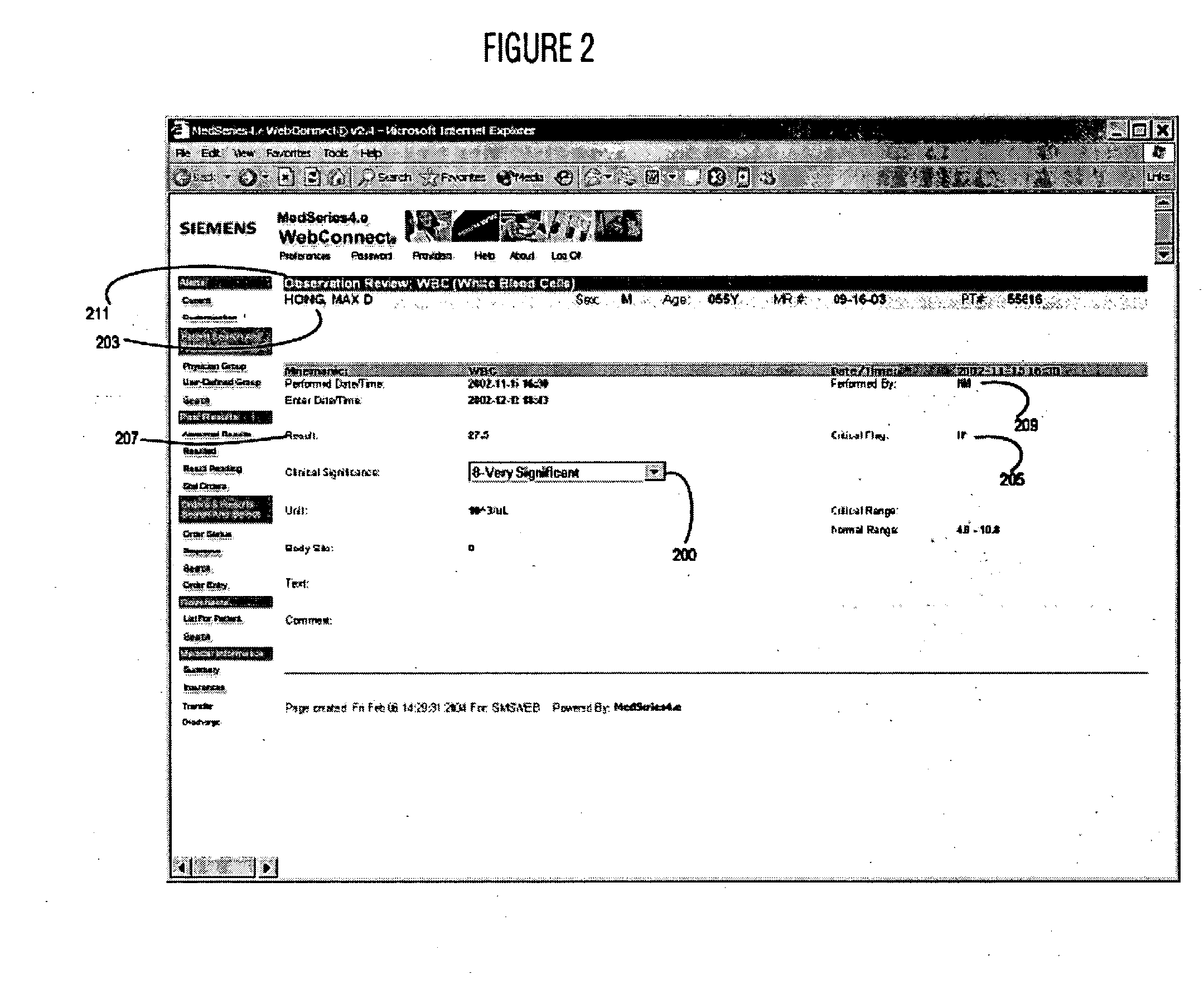 Clinical data processing system