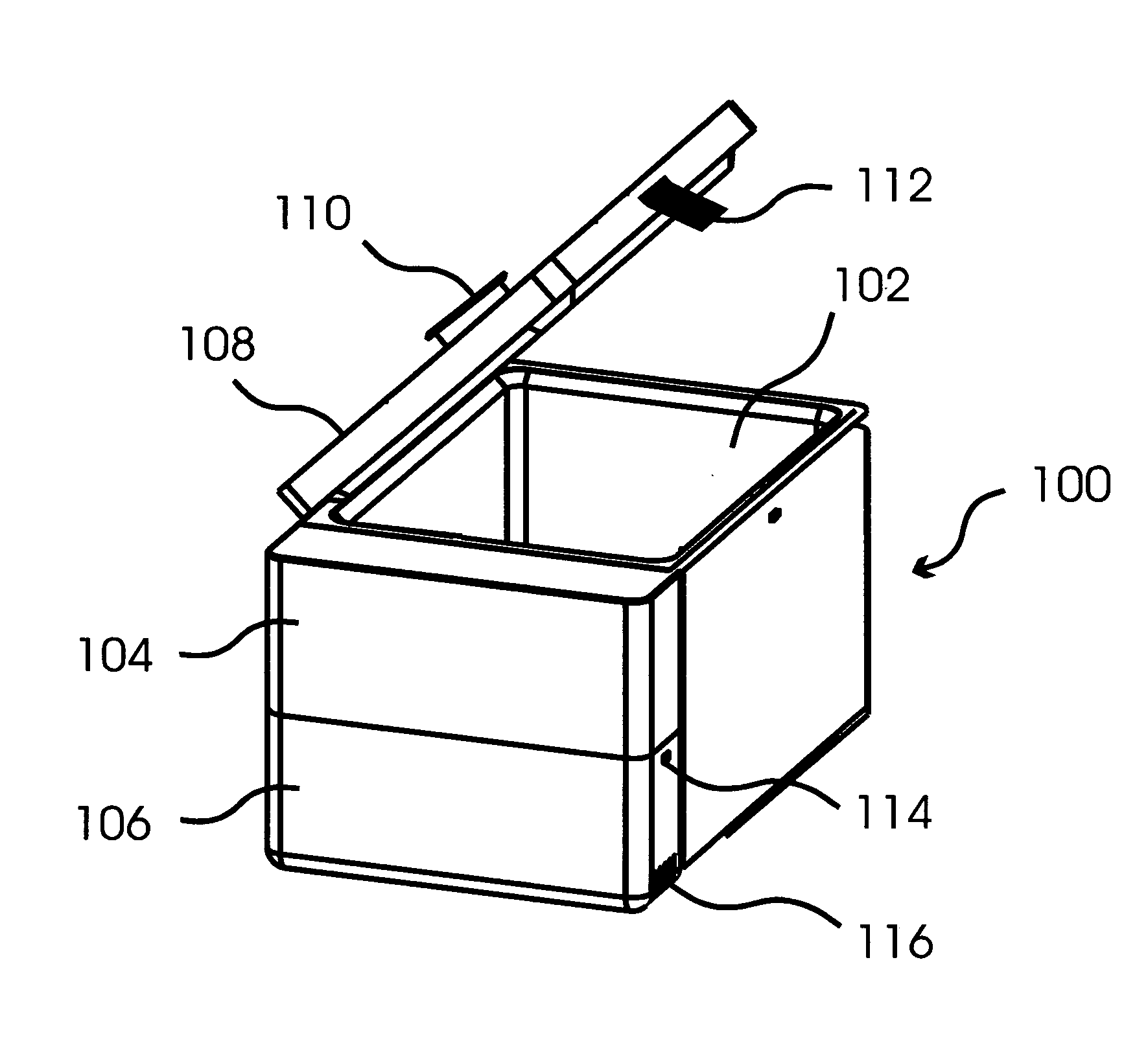 Portable cooler with powered cooling system