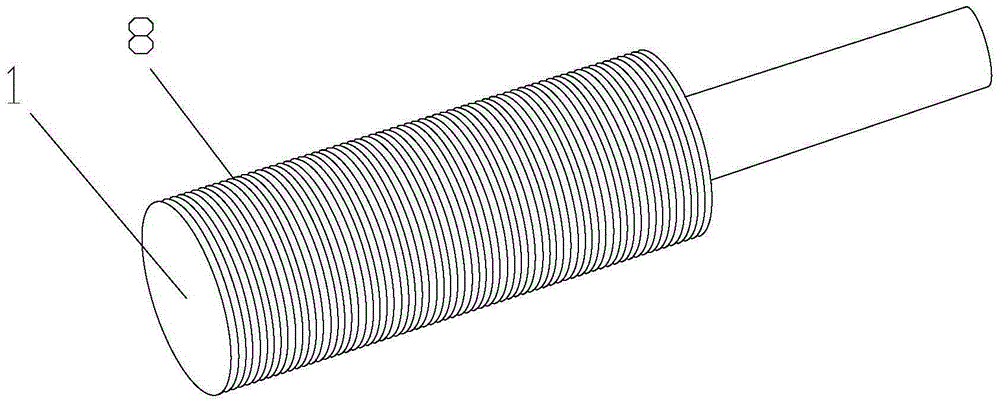 Hard cord double-drum winding rubberizing device and production technology thereof