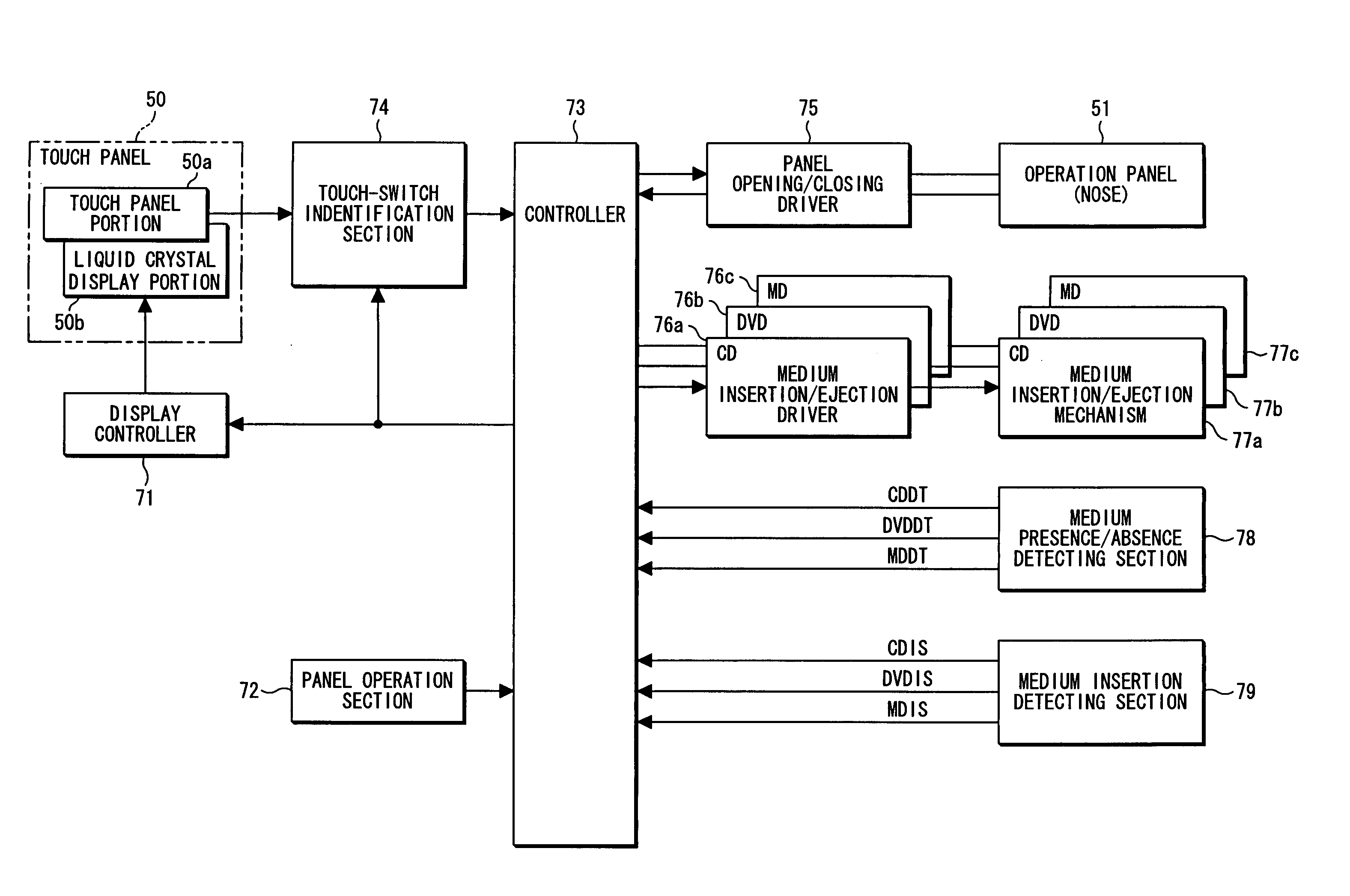 Method and apparatus for ejecting a medium