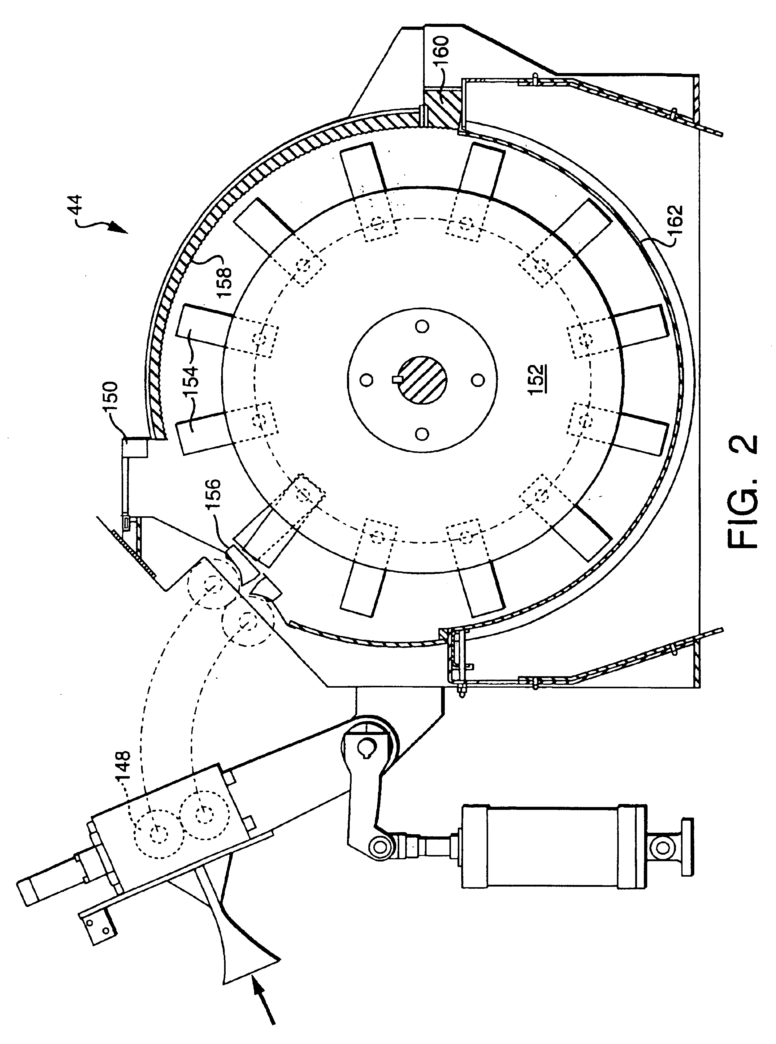 Method and apparatus for making on-line stabilized absorbent materials