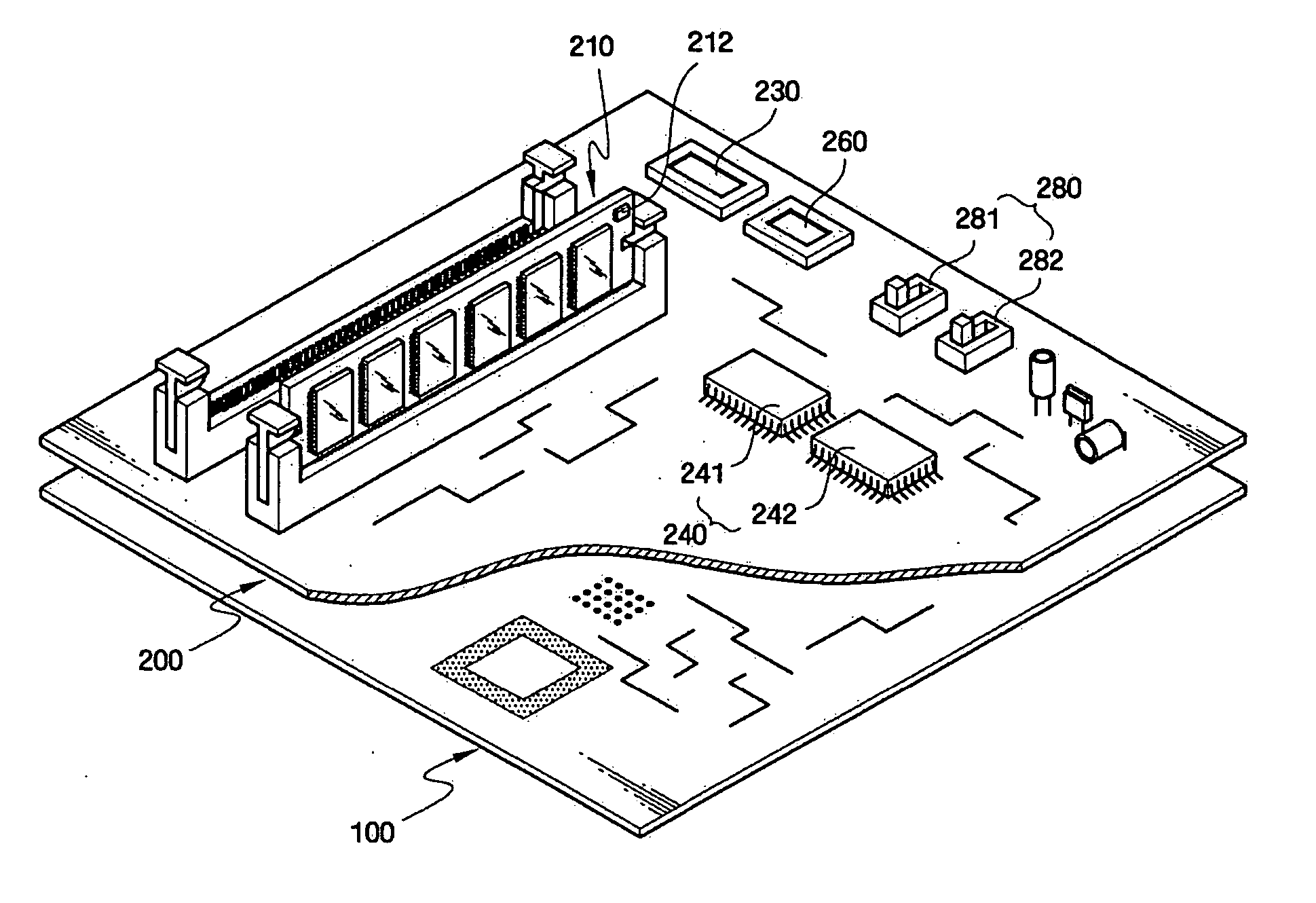 Memory module testing apparatus and related method