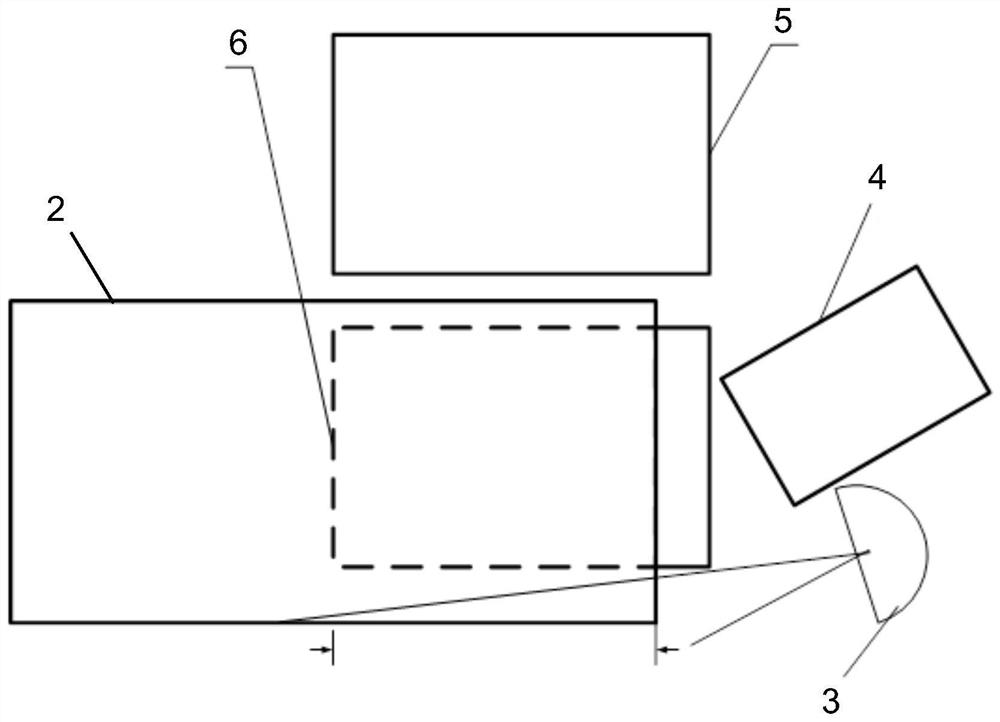 Steel pipe inner surface magnetic powder inspection deep hole fluorescence imaging device and using method thereof