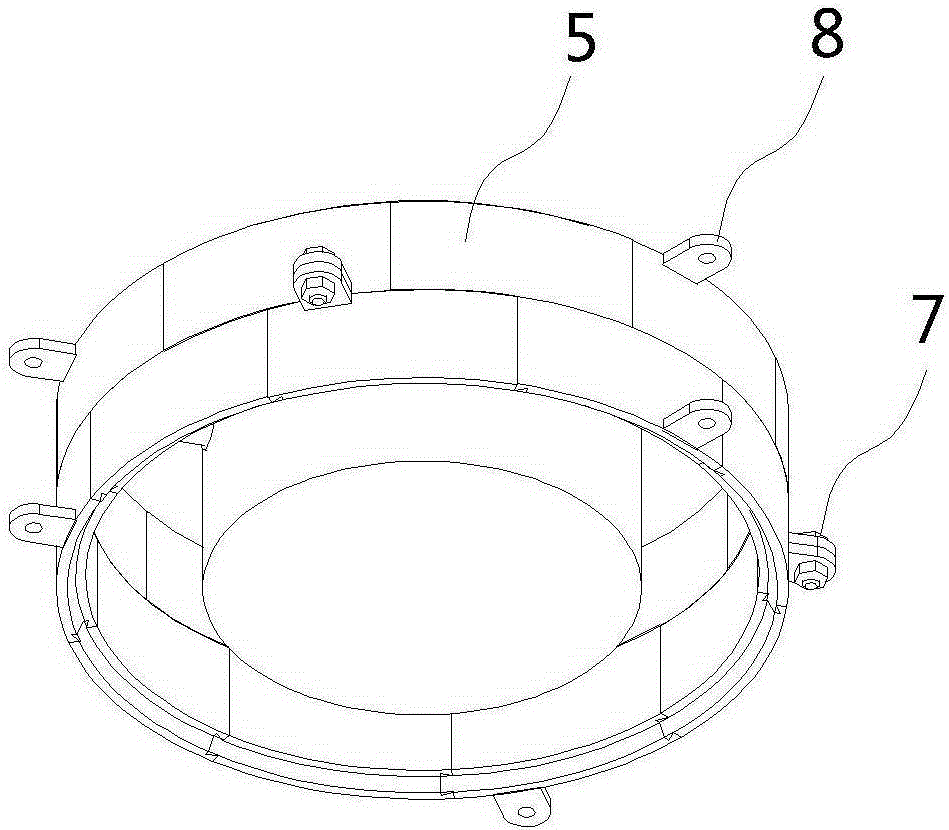 A kind of construction method of bridge pier cofferdam reinforcement structure