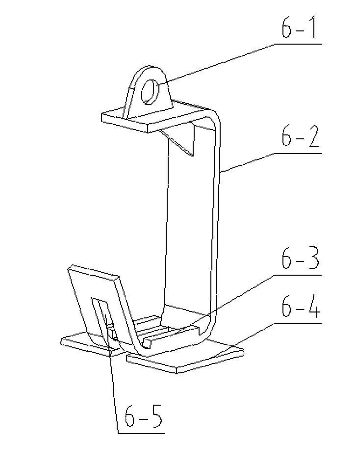 C-shaped lifting appliance and appliance for lifting thrust wheel of excavating machine