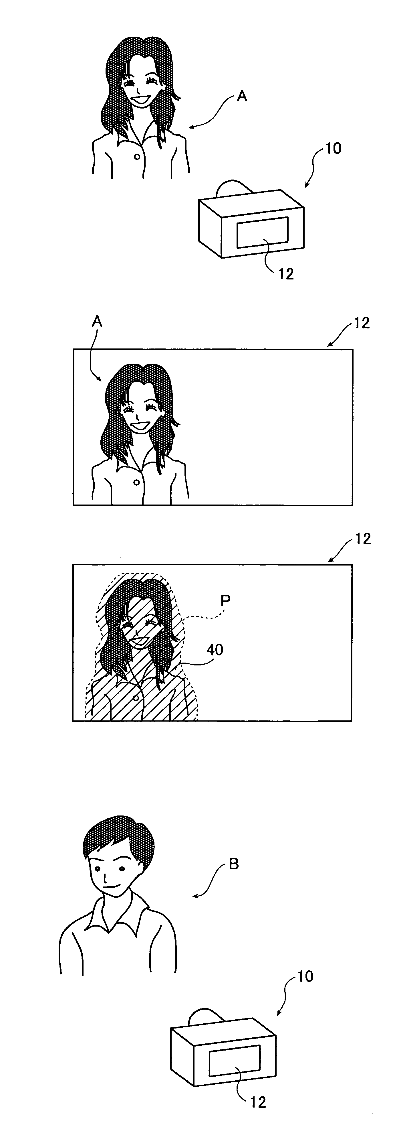 Digital camera and method for compositing images