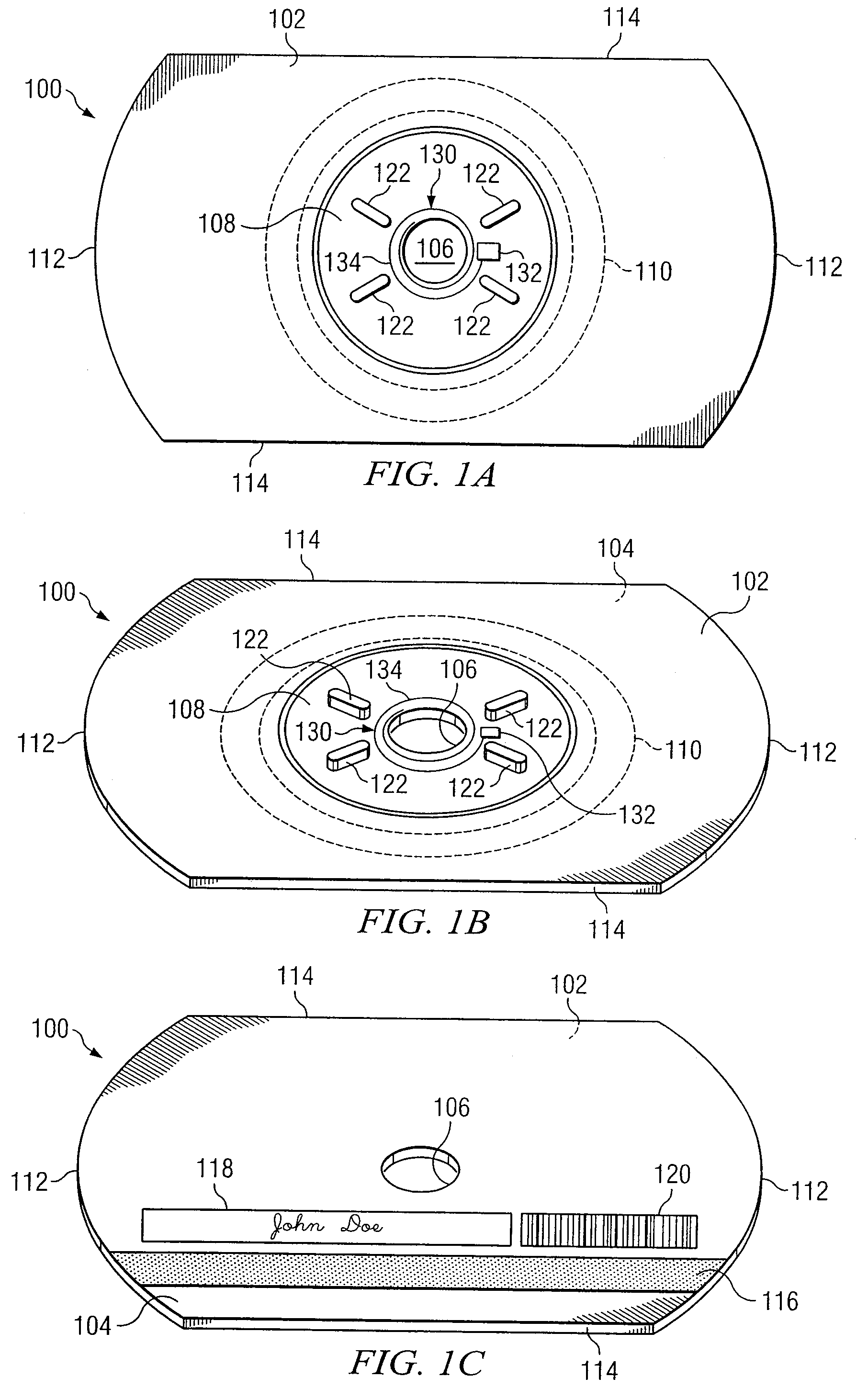 Thin optical disc having remote reading capability