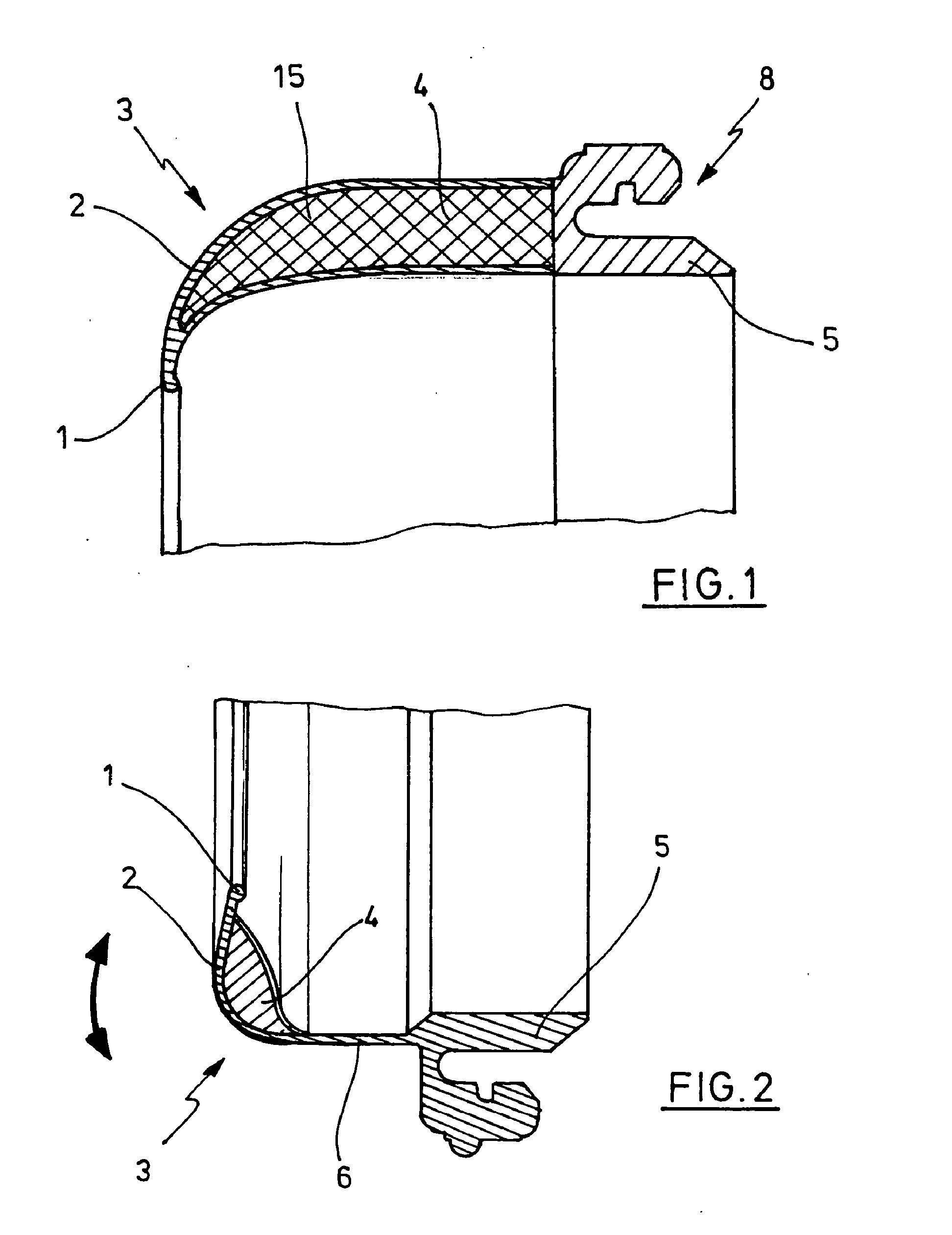 Ventilator mask with a filler and method of production