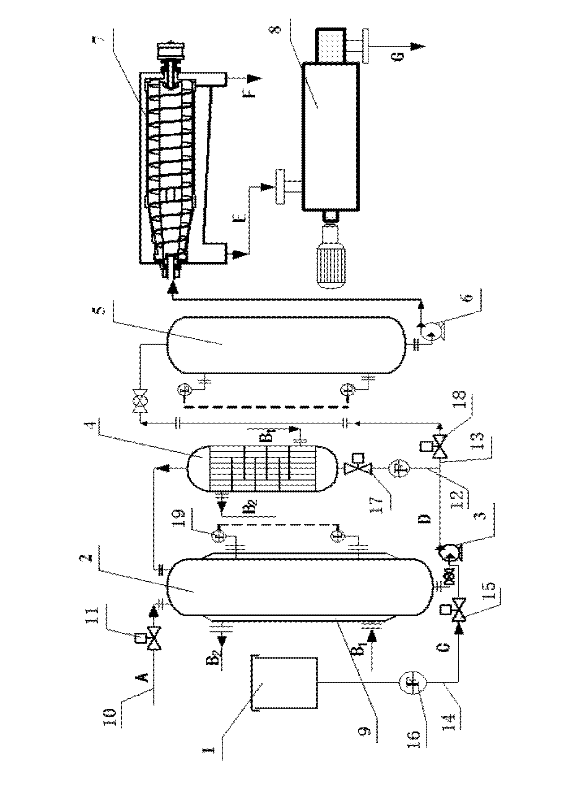 Technology method and device for preparing ammonium diuranate