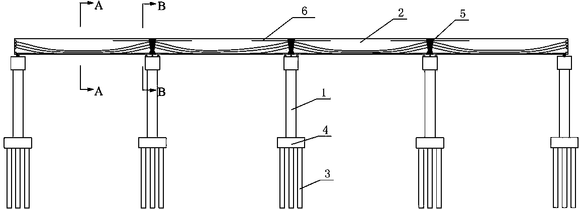 Combined box girder sea-crossing bridge and construction method thereof