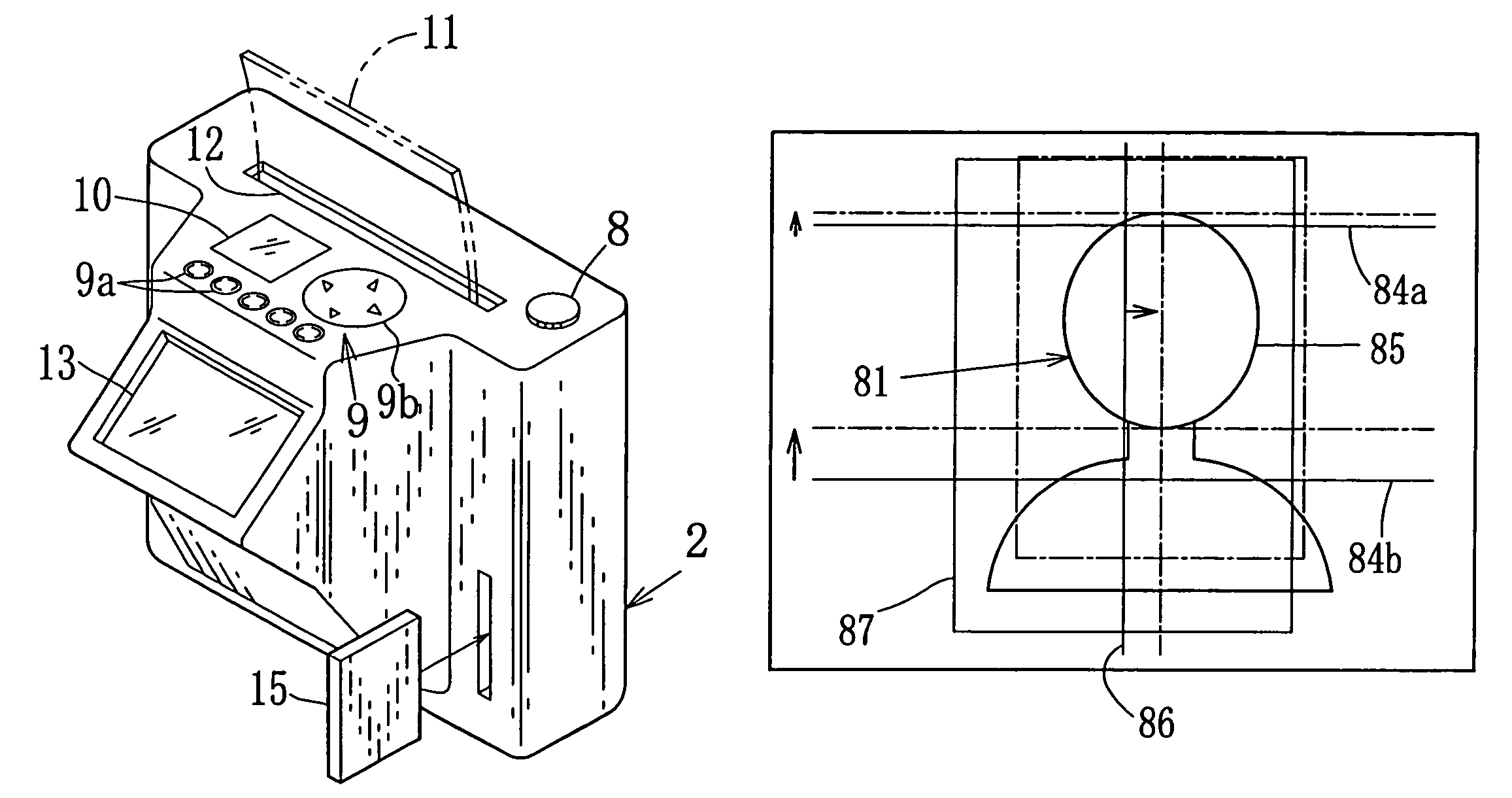 Portable printer and camera