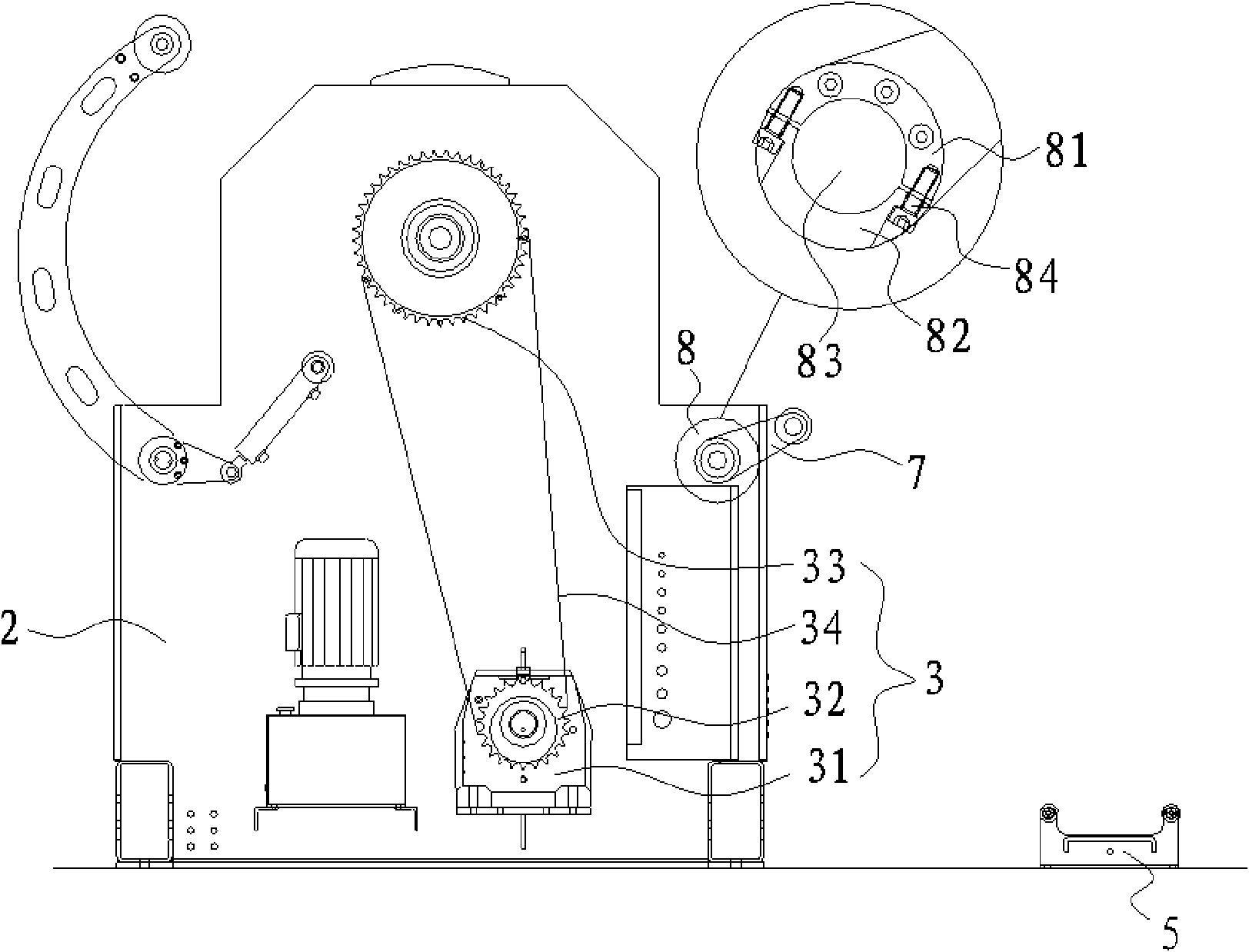 Steel coil feeding and speed controlling device of full-automatic uncoiler