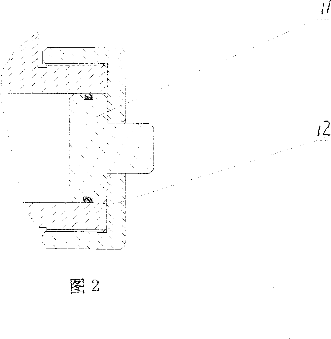 Hanger of minor-diameter pipe subsurface agent and gas pouring device