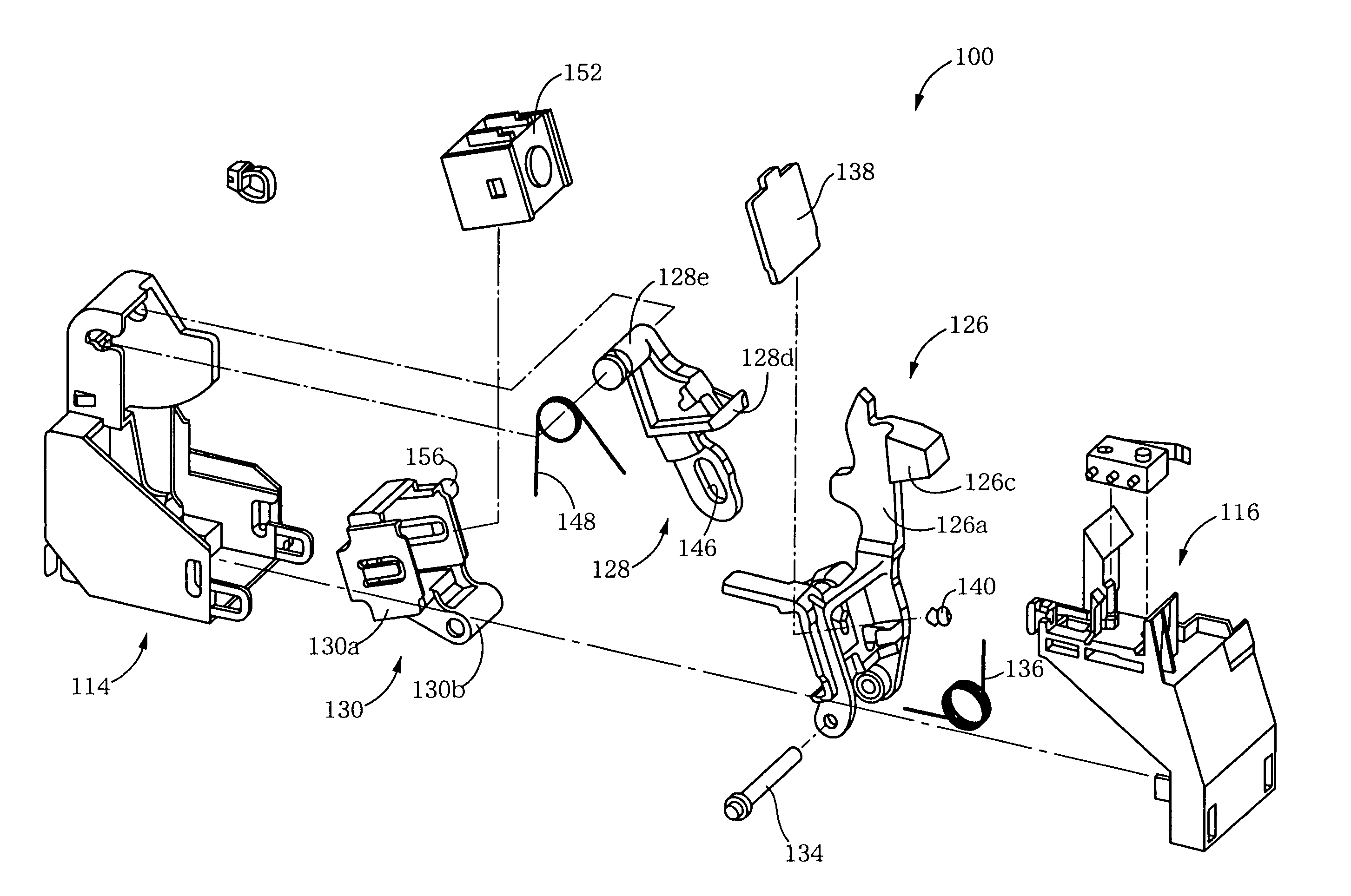 Vehicular shift lock device having pivotal stopper and linkage devices