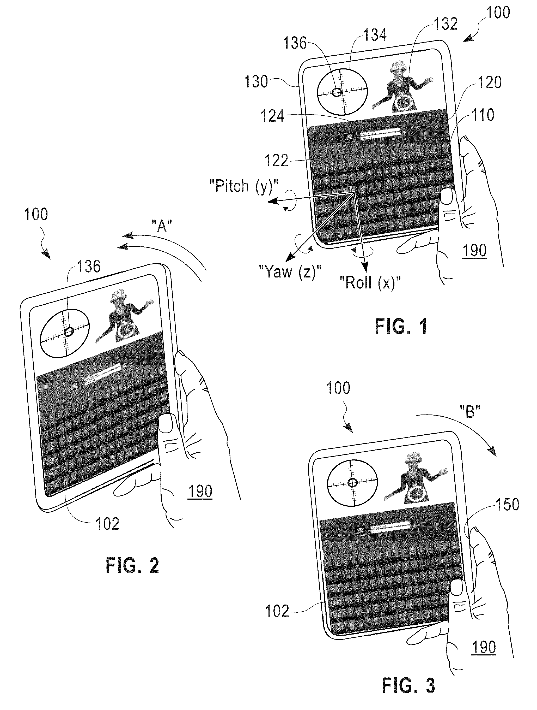 User access control based on handheld device orientation