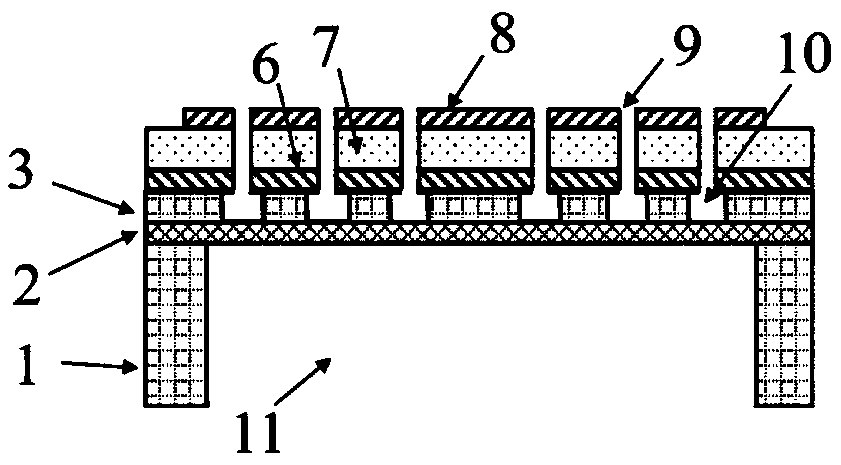 High-sensitivity piezoelectric MEMS sensor and preparation method thereof